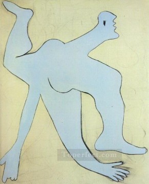 Artworks by 350 Famous Artists Painting - The Blue Acrobat 1 1929 Pablo Picasso